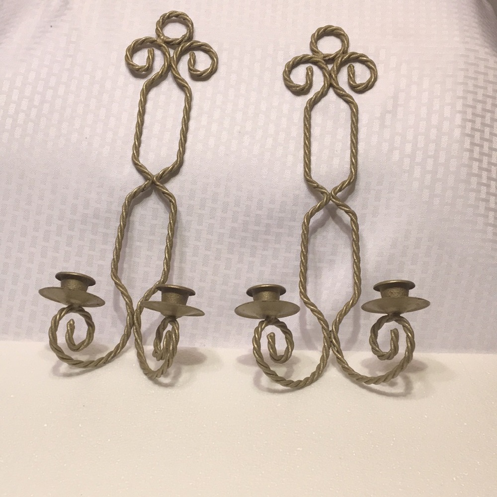 Candle holders wall sconce metal wall decor